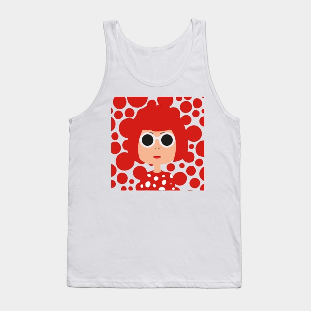 Yayoi Kusama Tank Top by Creotumundo